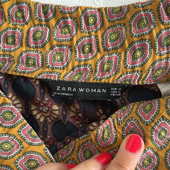 ZARA | Printed pants - Picture 3 of 6